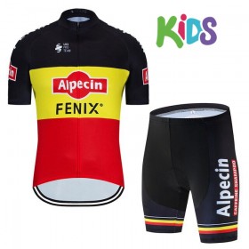 Tenue Maillot + Cuissard 2020 Alpecin-Fenix Enfant N002